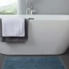 Chenille Bobble Bathmat Blue 2 Chenille Bobble Bathmat Blue -Haven Living Shop bathroom mat126