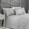 Michaela Jacquard Bedspread Grey -Haven Living Shop bedspread 400
