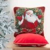 Santa Tapestry Cushion -Haven Living Shop christmas 344