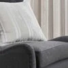Champagne Velvet Stripe Large Cushion 1 Champagne Velvet Stripe Large Cushion -Haven Living Shop curtain cushion 210 champagne