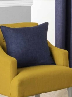 Navy Harlow Large Cushion