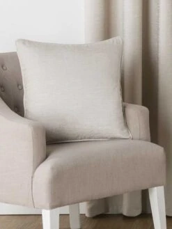 Cream Chenille Large Cushion