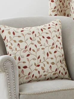 Red Sherbourne Jacquard Cushion