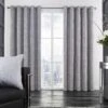Silver Corsica Eyelet Curtains 2 Silver Corsica Eyelet Curtains -Haven Living Shop curtains213