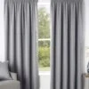 Grey Chenille Pencil Pleat Curtains -Haven Living Shop curtains292 5