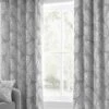 Grey Matteo Eyelet Curtains