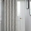 Grey Jacquard Eyelet Door Curtain -Haven Living Shop curtains388 main