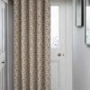 Red Sherbourne Jacquard Eyelet Door Curtain