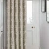 Champagne Valencia Jacquard Eyelet Door Curtain