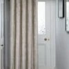 Champagne Crushed Velvet Eyelet Door Curtain -Haven Living Shop curtains434 main