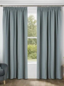 Beaumont Pencil Pleat Curtains Duck Egg