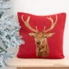 Stag Tapestry Cushion 1 Stag Tapestry Cushion -Haven Living Shop cushion 537