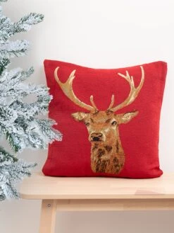 Stag Tapestry Cushion