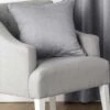 Grey Chenille Large Cushion