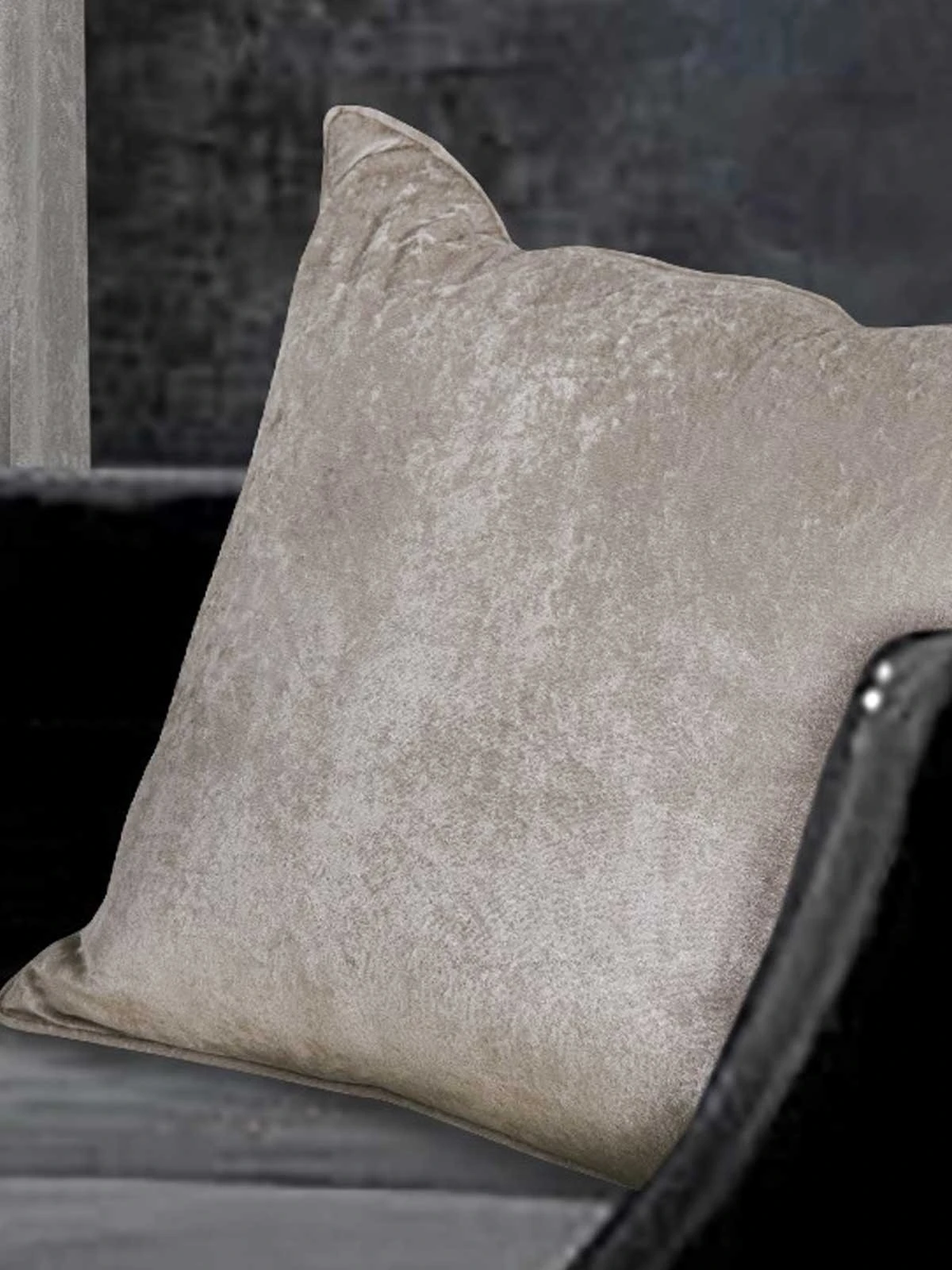 Champagne Crushed Velvet Large Cushion 3 Champagne Crushed Velvet Large Cushion