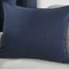 Navy Herringbone Cushion 2 Navy Herringbone Cushion -Haven Living Shop cushion553 main