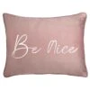 By Caprice Home Be Nice - Velvet Foil Print Filled Cushion Pale Pink 1 By Caprice Home Be Nice - Velvet Foil Print Filled Cushion Pale Pink -Haven Living Shop cushions 258 2