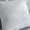 By Caprice Home Faye - Velvet Herringbone Filled Cushion Ivory -Haven Living Shop cushions 262 1 1