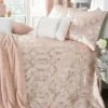 By Caprice Home Claudette - Velvet Foil Print Duvet Cover Set Blush -Haven Living Shop duvet set 127 1