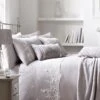 By Caprice Home Lacy Butterfly - Easy Care Duvet Cover Set Silver 2 By Caprice Home Lacy Butterfly - Easy Care Duvet Cover Set Silver -Haven Living Shop duvet set 130