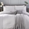 By Caprice Home Lana - Glitter Jacquard Duvet Cover Set Silver