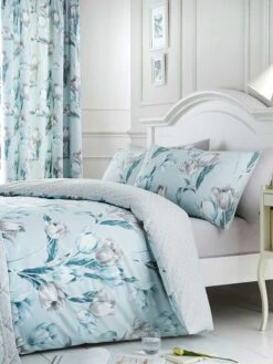 Tulip Duvet Set Duck Egg