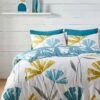 Alma Duvet Set Teal 2 Alma Duvet Set Teal -Haven Living Shop duvet set 203