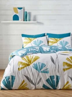 Alma Duvet Set Teal