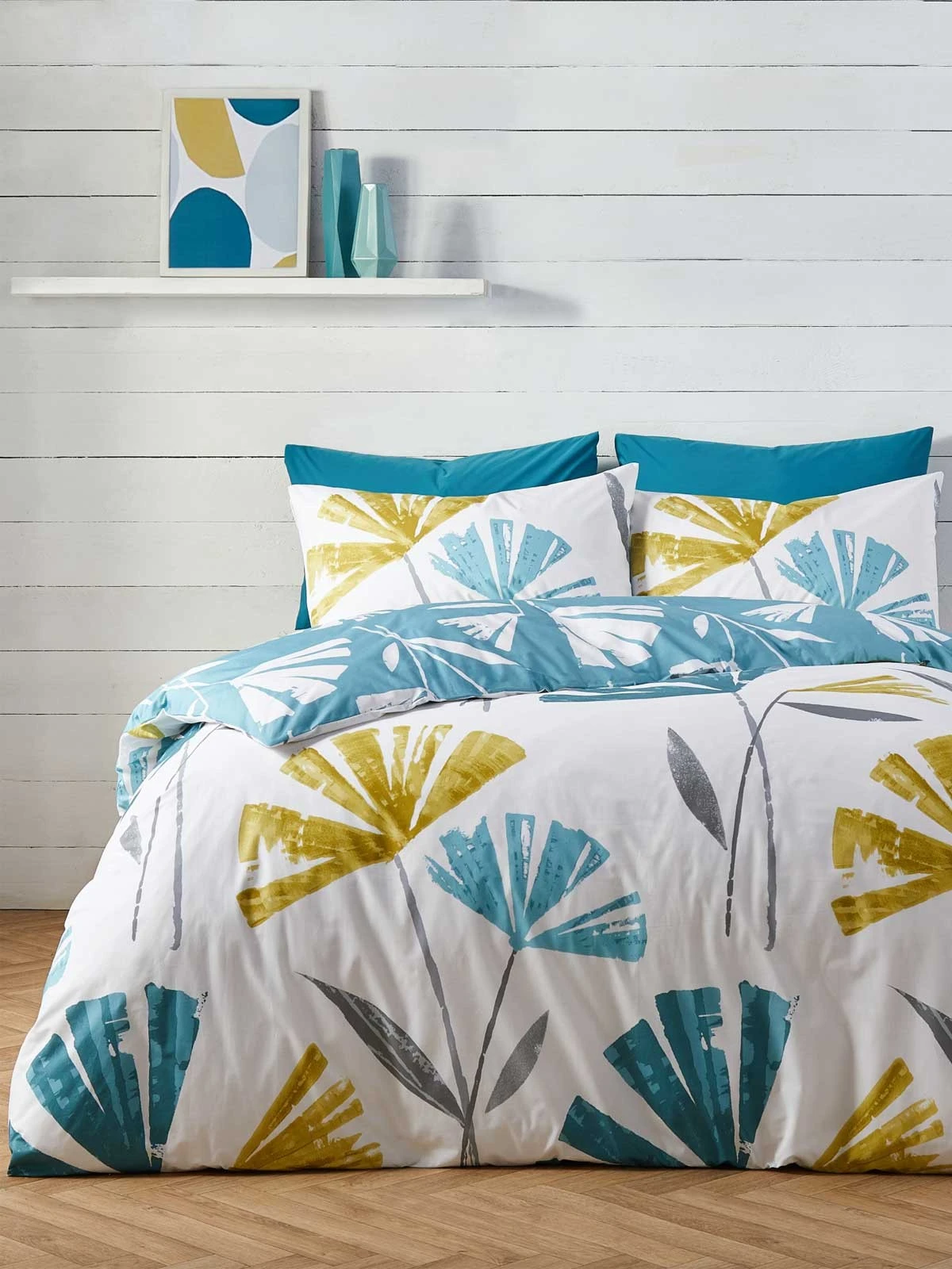 Alma Duvet Set Teal 3 Alma Duvet Set Teal