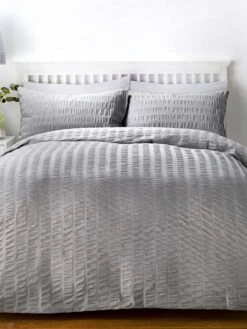 SEERSuCKER GREY Duvet Set