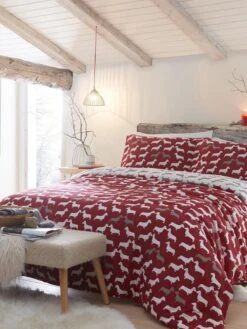 Dudley Duvet Set Red
