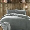 Grey Teddy Fleece Duvet Set -Haven Living Shop duvetset253 main