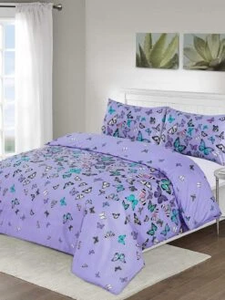 Soft Touch Butterfly Duvet Set