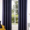 Navy Harlow Blackout Eyelet Curtains 1 Navy Harlow Blackout Eyelet Curtains -Haven Living Shop harlow blackout eyelet curtains navy
