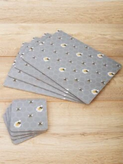 Bees Placemats And Coasters Set Of 4