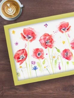 Poppy Field Laptray
