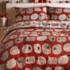 RED DOTTY SHEEP DUVET SET -Haven Living Shop red dotty sheep 1
