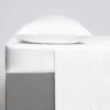 Brushed Cotton Flat Sheet White 1 Brushed Cotton Flat Sheet White -Haven Living Shop sheeting white b white