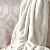 By Caprice Home Ava - Faux Fur Throw Ivory -Haven Living Shop throw 149 2