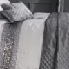By Caprice Home Loren - Velvet Bedspread Silver 1 By Caprice Home Loren - Velvet Bedspread Silver -Haven Living Shop throw 151