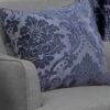 Navy Valencia Jacquard Large Cushion -Haven Living Shop valencia blue